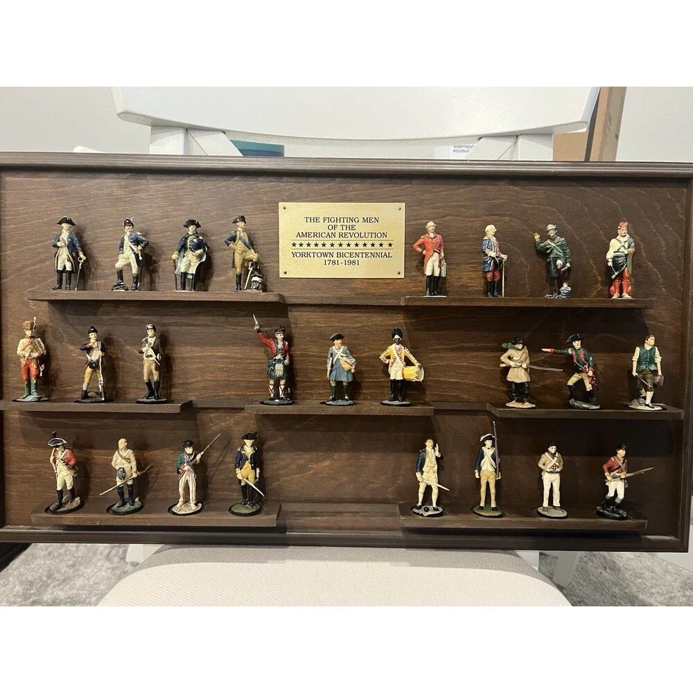 Fighting Men of the American Revolution, Yorktown Bicentennial, 1781-1981 pewter